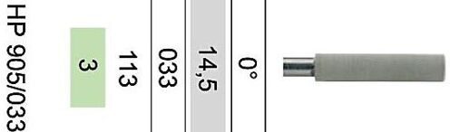 Система "Диамилл Pol-3" для зуботехнического или прямого наконечника, 3-я ступень, угол 0°